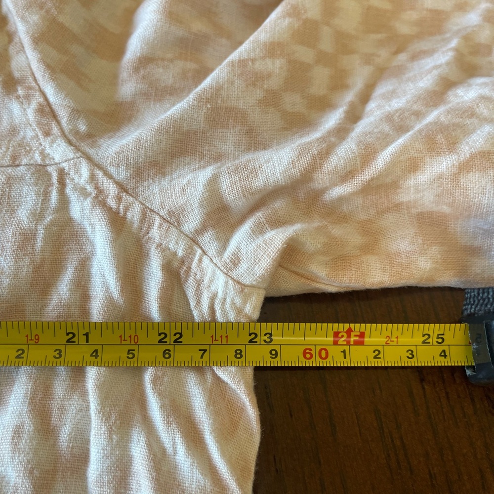 Universal Thread Beige Linenblend Patterned Butto… - image 6